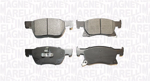 Magneti Marelli Bremsbeläge vorne (Satz) [Hersteller-Nr. 363916060918] für Vauxhall, Opel