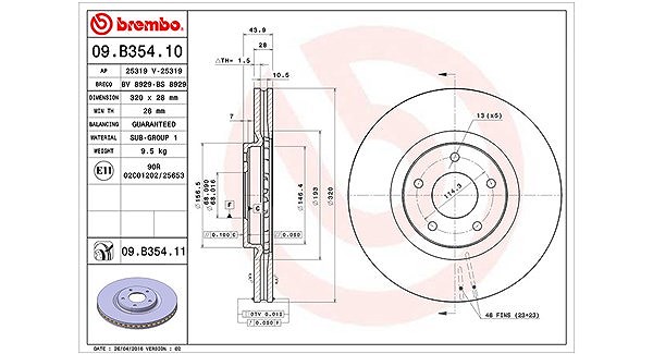 Magneti Marelli Bremsscheibe [Hersteller-Nr. 360406120500] für Renault, Nissan