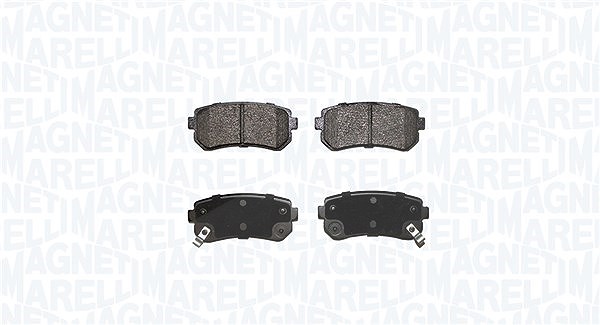 Magneti Marelli Bremsbelagsatz, Scheibenbremse [Hersteller-Nr. 363916060872] für Hyundai, Kia