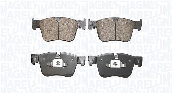 Magneti Marelli Bremsbelagsatz, Scheibenbremse [Hersteller-Nr. 363916060906] für Opel, Peugeot, Vauxhall, Citroën
