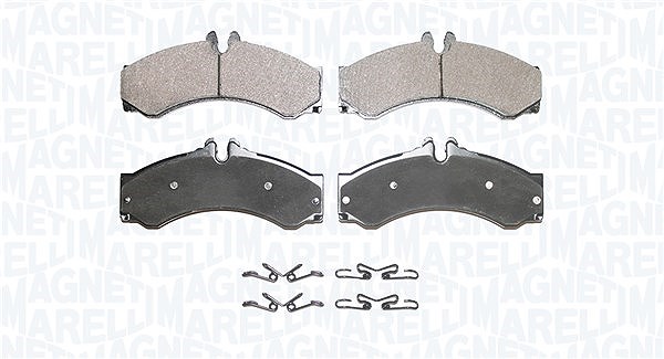 Magneti Marelli Bremsbelagsatz, Scheibenbremse [Hersteller-Nr. 363916060903] für VW, Mercedes-Benz