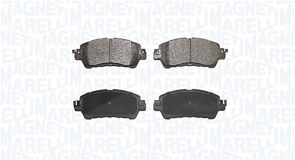 Magneti Marelli Bremsbelagsatz, Scheibenbremse [Hersteller-Nr. 363916060902] für Mazda