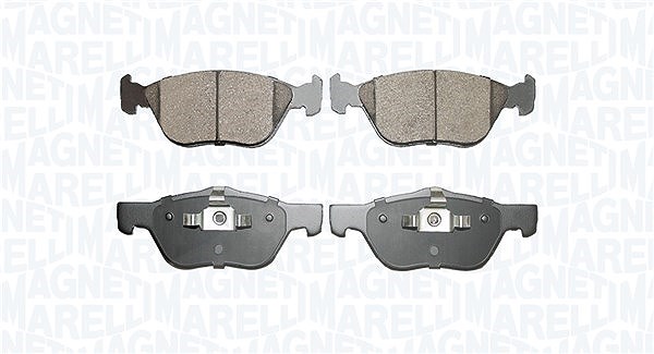 Magneti Marelli Bremsbelagsatz, Scheibenbremse [Hersteller-Nr. 363916060893] für Fiat