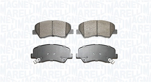 Magneti Marelli Bremsbelagsatz, Scheibenbremse [Hersteller-Nr. 363916060856] für Hyundai, Emgrand, Kia