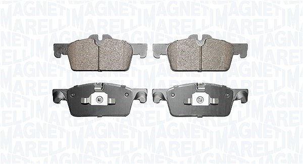 Magneti Marelli Bremsbelagsatz, Scheibenbremse [Hersteller-Nr. 363916060854] für Peugeot