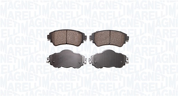 Magneti Marelli Bremsbelagsatz, Scheibenbremse [Hersteller-Nr. 363916060853] für Citroën