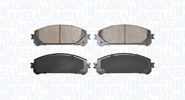 Magneti Marelli Bremsbelagsatz, Scheibenbremse [Hersteller-Nr. 363916060835] für Lexus, Toyota