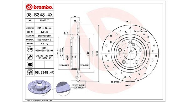 Magneti Marelli Bremsscheibe [Hersteller-Nr. 360406114102] für Mercedes-Benz