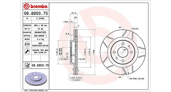 Magneti Marelli Bremsscheibe [Hersteller-Nr. 360406099405] für Lada