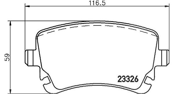 Magneti Marelli Bremsbelagsatz, Scheibenbremse [Hersteller-Nr. 363700485143] für Audi, Bentley