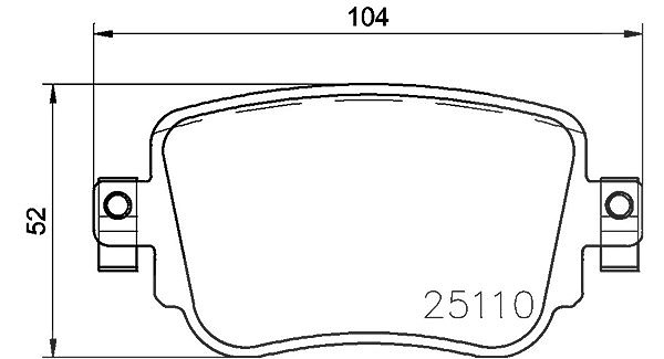 Magneti Marelli Bremsbelagsatz, Scheibenbremse [Hersteller-Nr. 363700485140] für Seat, VW, Skoda, Audi