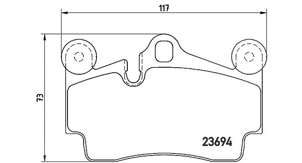 Magneti Marelli Bremsbelagsatz, Scheibenbremse [Hersteller-Nr. 363700485070] für VW, Porsche, Audi