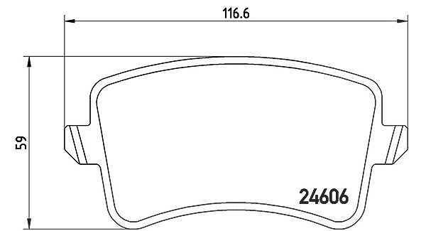 Magneti Marelli Bremsbelagsatz, Scheibenbremse [Hersteller-Nr. 363700485100] für Audi
