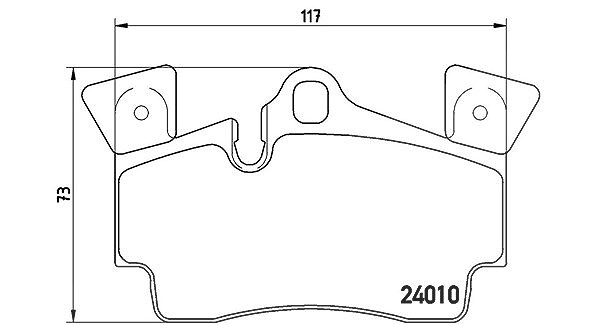 Magneti Marelli Bremsbelagsatz, Scheibenbremse [Hersteller-Nr. 363700485088] für Audi, Porsche