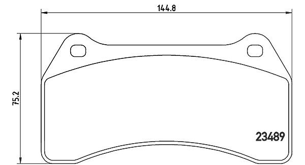 Magneti Marelli Bremsbelagsatz, Scheibenbremse [Hersteller-Nr. 363700436014] für Jaguar