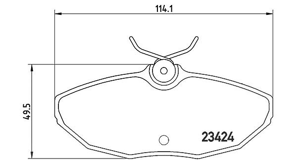 Magneti Marelli Bremsbelagsatz, Scheibenbremse [Hersteller-Nr. 363700436013] für Daimler, Jaguar, Ford Usa, Lincoln