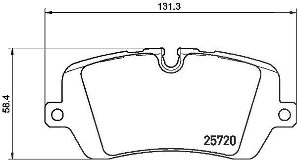 Magneti Marelli Bremsbelagsatz, Scheibenbremse [Hersteller-Nr. 363700444021] für Land Rover