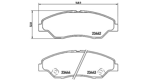 Magneti Marelli Bremsbelagsatz, Scheibenbremse [Hersteller-Nr. 363700430015] für Kia