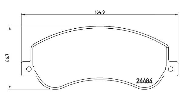 Magneti Marelli Bremsbelagsatz, Scheibenbremse [Hersteller-Nr. 363700424064] für Ford