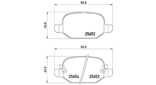 Magneti Marelli Bremsbelagsatz, Scheibenbremse [Hersteller-Nr. 363700423150] für Fiat