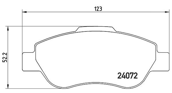 Magneti Marelli Bremsbelagsatz, Scheibenbremse [Hersteller-Nr. 363700423097] für Fiat