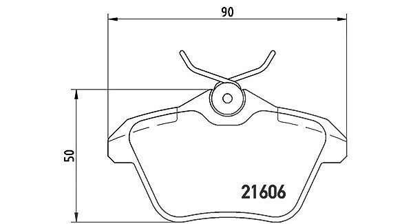 Magneti Marelli Bremsbelagsatz, Scheibenbremse [Hersteller-Nr. 363700423067] für Lancia, Alfa Romeo
