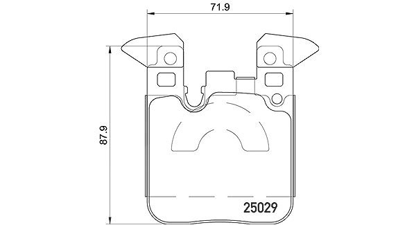 Magneti Marelli Bremsbelagsatz, Scheibenbremse [Hersteller-Nr. 363700406087] für BMW