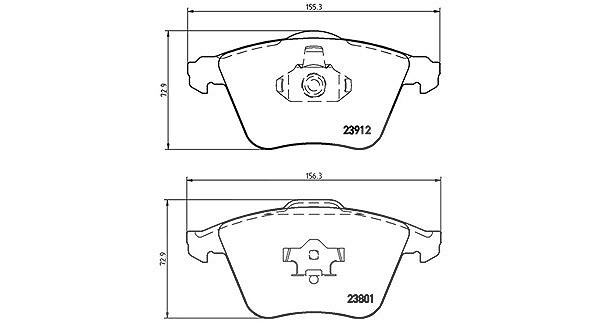 Magneti Marelli Bremsbelagsatz, Scheibenbremse [Hersteller-Nr. 363700410012] für Vauxhall, Opel