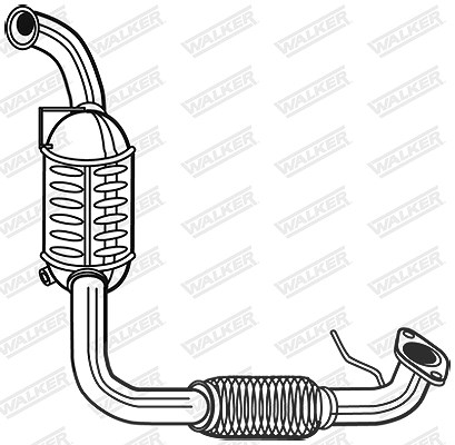Walker Katalysator [Hersteller-Nr. 28663] für Ford
