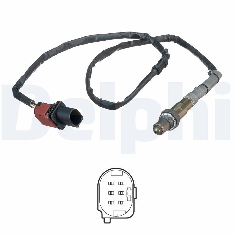 Delphi Lambdasonde [Hersteller-Nr. ES20556-12B1] für VW, Audi, Skoda, Seat