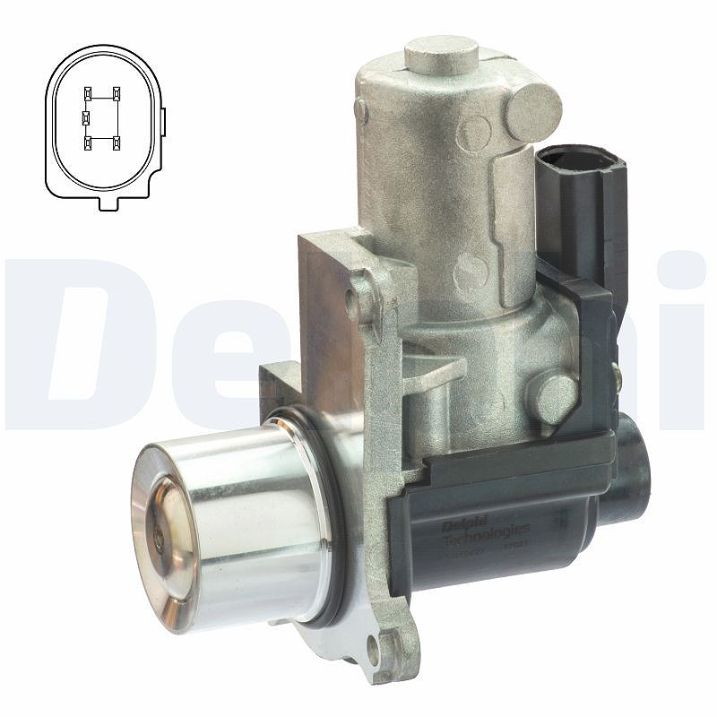 Delphi AGR-Ventil [Hersteller-Nr. EG10427-12B1] für Audi, Seat, VW, Skoda