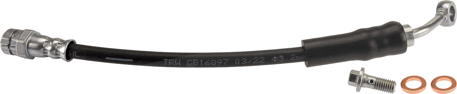 Trw Bremsschlauch mit Hohlschraube hinten [Hersteller-Nr. PHD2019] für VW, Seat, Audi, Skoda, Cupra