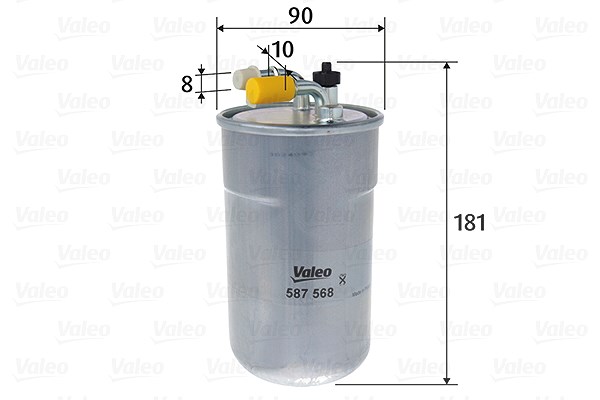 Valeo Kraftstofffilter [Hersteller-Nr. 587568] für Opel, Vauxhall