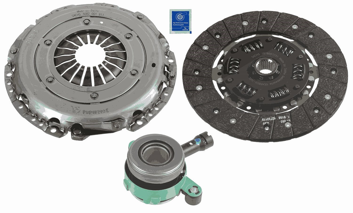 Sachs Kupplungssatz [Hersteller-Nr. 3000990401] für Citroën, Mitsubishi, Peugeot