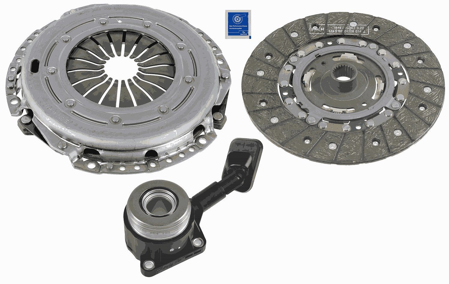Sachs Kupplungssatz [Hersteller-Nr. 3000990392] für Ford