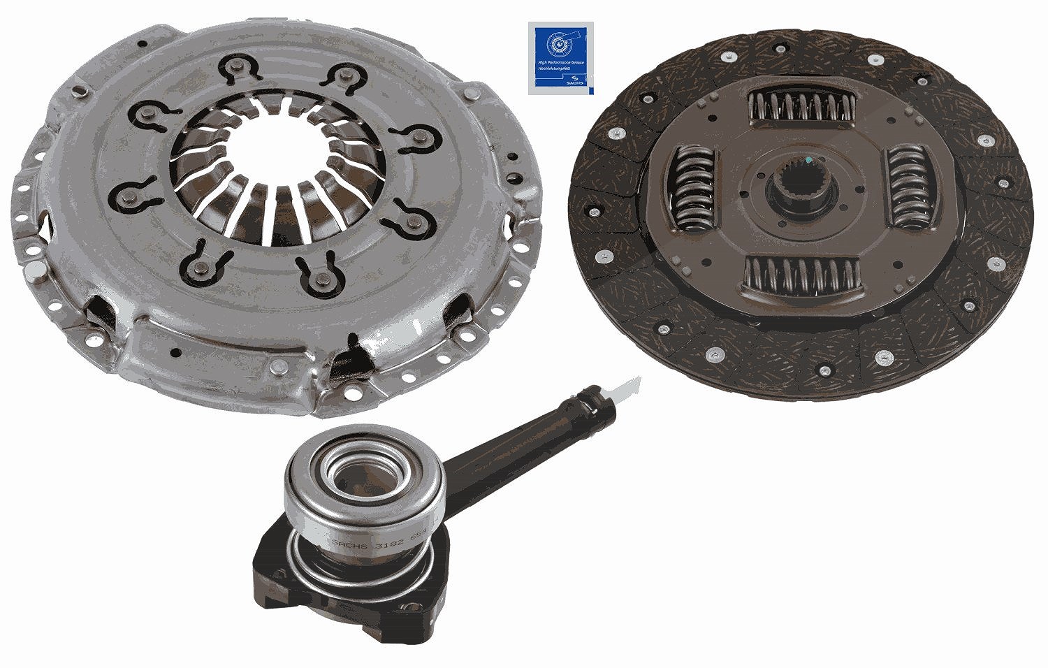 Sachs Kupplungssatz [Hersteller-Nr. 3000990382] für Nissan, Renault, Opel, Vauxhall