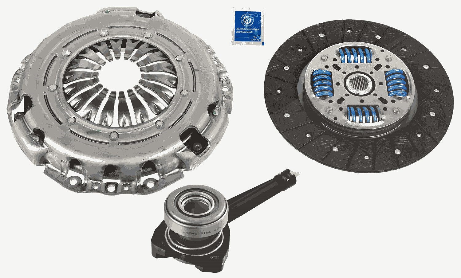 Sachs Kupplungssatz [Hersteller-Nr. 3000990095] für Opel, Renault, Vauxhall