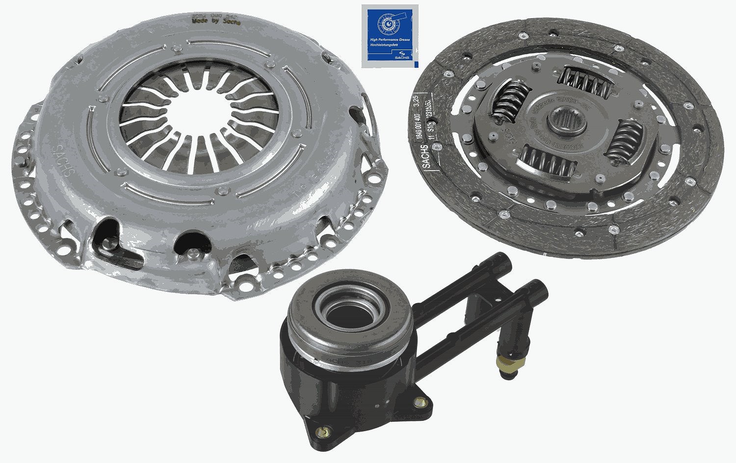 Sachs Kupplungssatz [Hersteller-Nr. 3000990088] für Ford