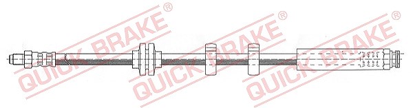 Quick Brake Bremsschlauch Vorderachse links [Hersteller-Nr. 32.968] für Lancia, Fiat