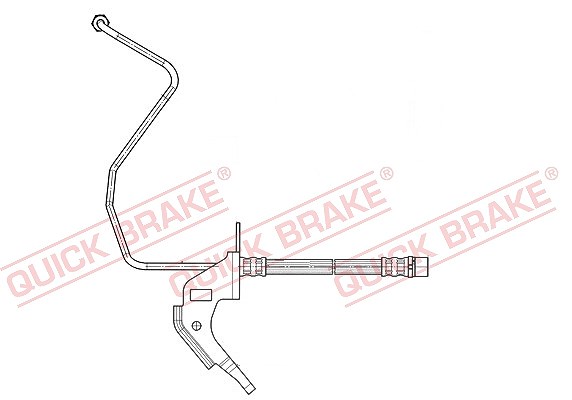 Quick Brake Bremsschlauch [Hersteller-Nr. 35.913] für Vauxhall, Opel