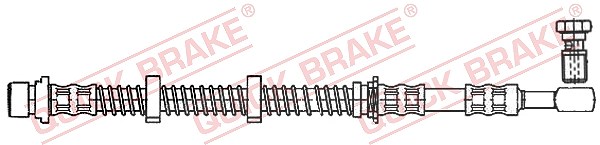 Quick Brake Bremsschlauch vorne [Hersteller-Nr. 58.960X] für Land Rover