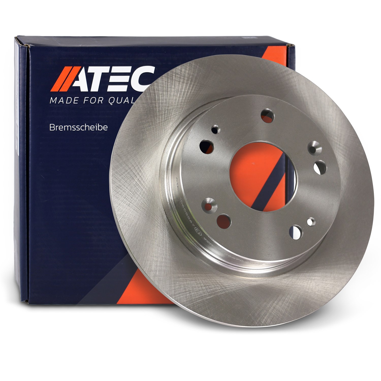 Atec Bremsscheibe Hinterachse Voll [Hersteller-Nr. 10603267] für Honda