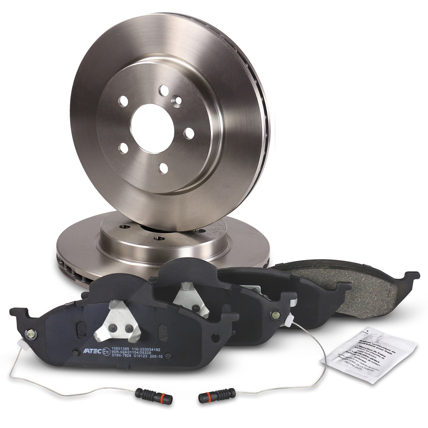 Bestprice Satz Bremsscheiben+Bremsbeläge vorne BELÜFTET [Hersteller-Nr. 10601391] für Mercedes-Benz