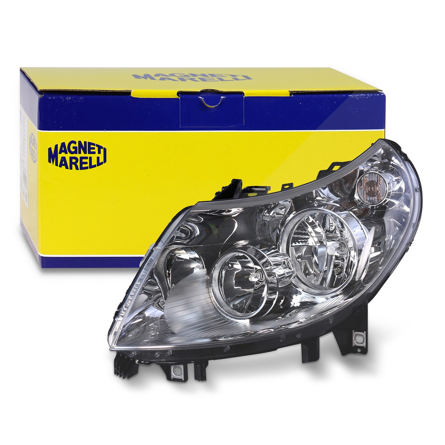 Magneti Marelli Scheinwerfer links H7/H1/H15 mit Stellmotor [Hersteller-Nr. 712471101129] für Citroën, Peugeot, Fiat