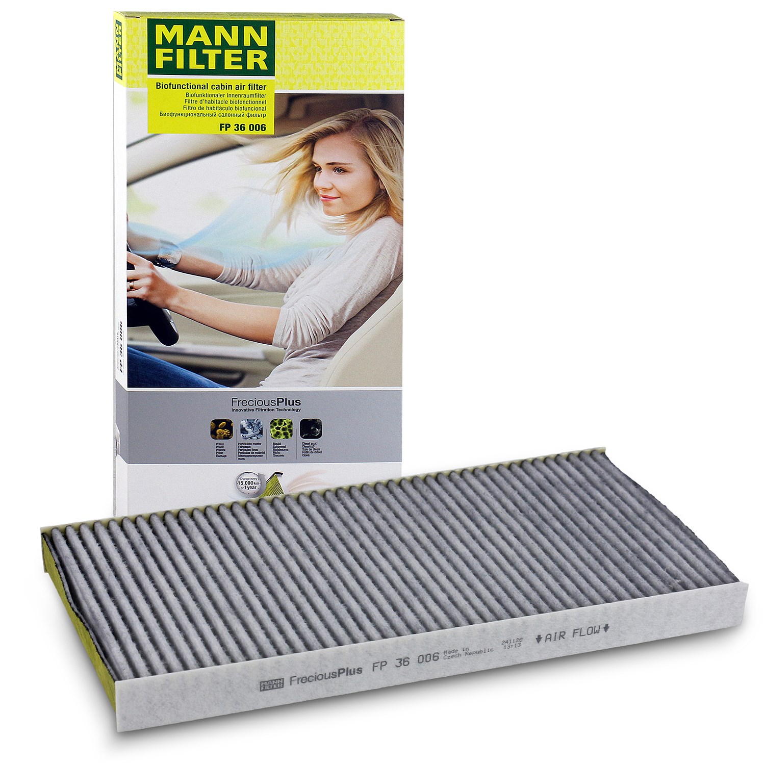Mann-filter Filter, Innenraumluft [Hersteller-Nr. FP36006] für Audi, Cupra, VW, Skoda