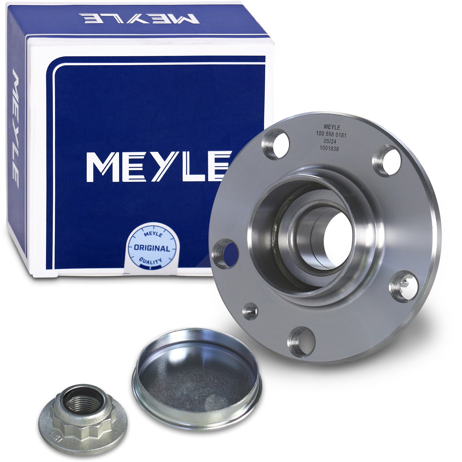 Meyle Radlager mit Radnabe hinten [Hersteller-Nr. 1005980181] für Seat, Skoda, Audi, VW