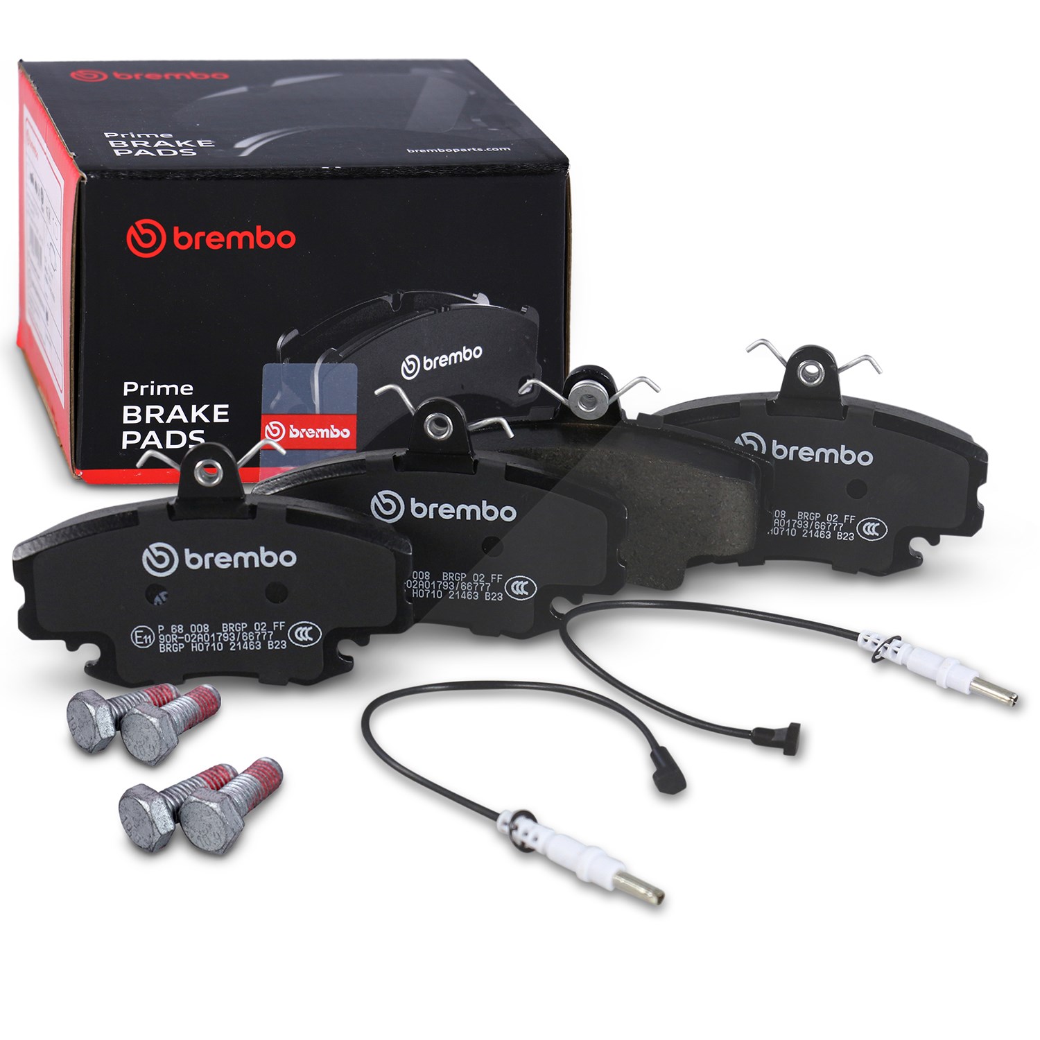 Brembo Bremsbelagsatz Vorderachse [Hersteller-Nr. P68008] für Lada, Renault, Alpine, Dacia, Peugeot
