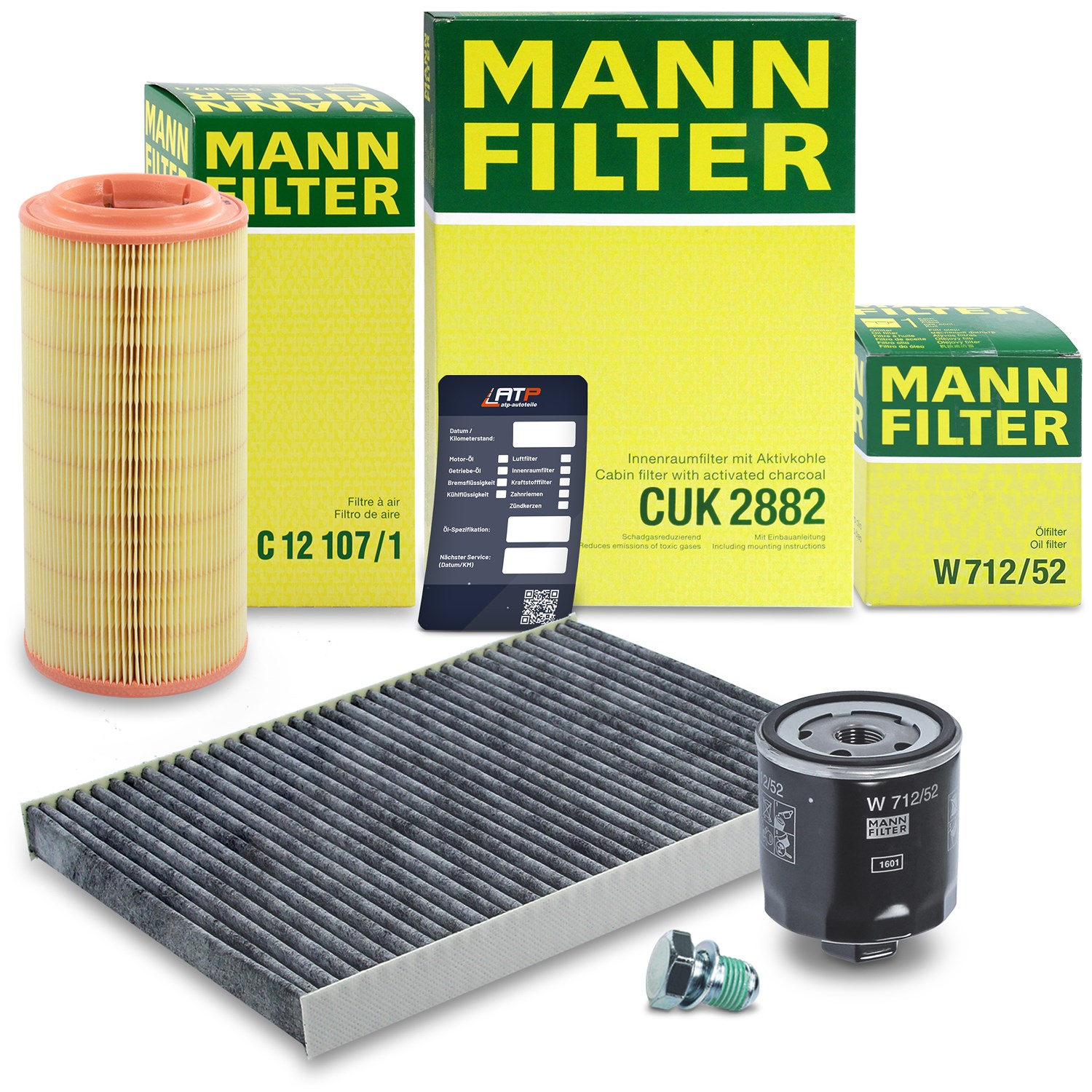 Mann-filter Inspektionspaket Filtersatz SET A [Hersteller-Nr. 10492790] für VW