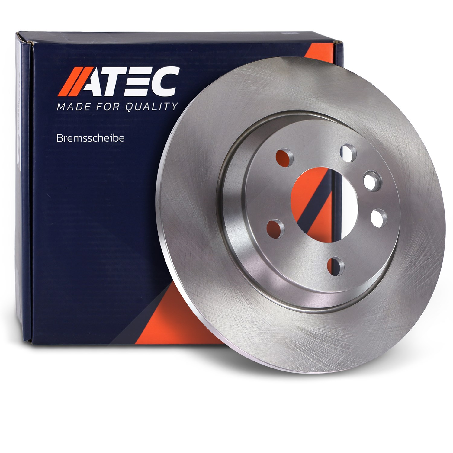 Atec Bremsscheibe Hinterachse Voll [Hersteller-Nr. 10600936] für Seat, VW, Ford