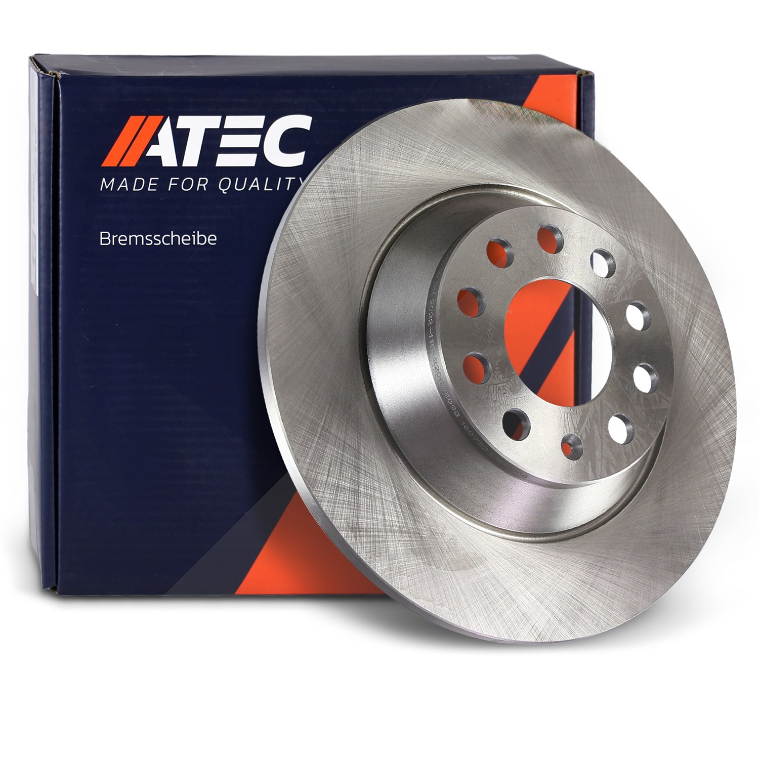 Atec Bremsscheibe Hinterachse Voll [Hersteller-Nr. 10602468] für Audi